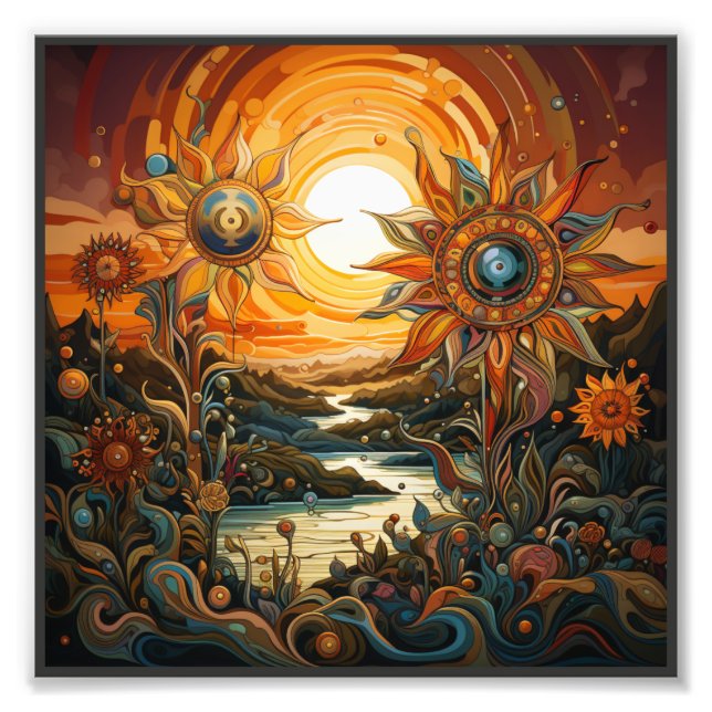 Sunset One Fotodruck (Vorne)