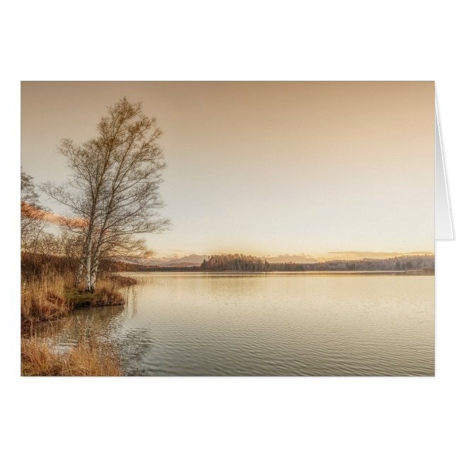 Sunset Osterseen (Vorderseite (Horizontal))