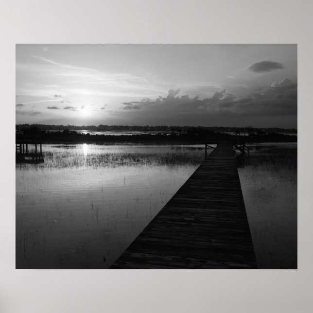 Sunset over Banks Channel Poster (Vorne)