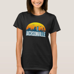 Sunset over Downtown Jacksonville Florida T - Shir T-Shirt