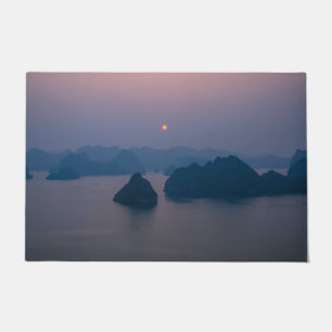 Sunset over Halong Bay - Vietnam, Asien Fußmatte