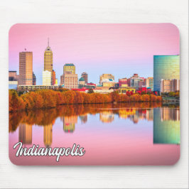 Sunset Over Indianapolis, Indiana, Vereinigte Staa Mousepad