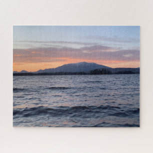 Sunset over Katahdin, Maine Puzzle
