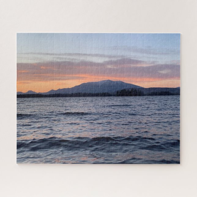 Sunset over Katahdin, Maine Puzzle (Horizontal)