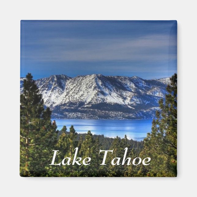 Sunset Over Lake Tahoe California Magnet (Vorne)