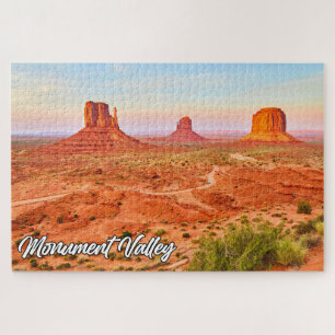 Sunset Over Monument Valley, Arizona, USA Puzzle