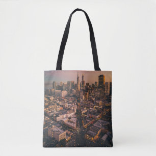 Sunset Over San Francisco Financial District