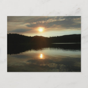 Sunset over Spring Valley Reservoir Postkarte