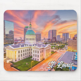 Sunset Over St. Louis, Missouri, USA Mousepad