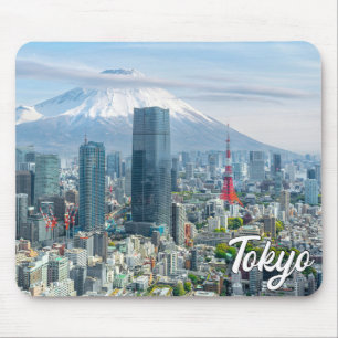 Sunset Over Tokio, Japan Mousepad