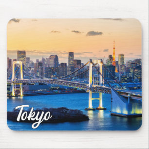 Sunset Over Tokio, Japan Mousepad