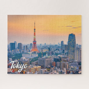 Sunset Over Tokio, Japan Puzzle