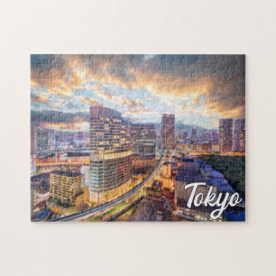 Sunset Over Tokio, Japan Puzzle