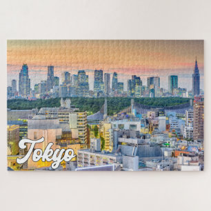 Sunset Over Tokio, Japan Puzzle