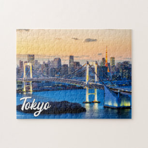 Sunset Over Tokio, Japan Puzzle