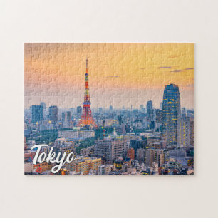 Sunset Over Tokio, Japan Puzzle