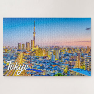 Sunset Over Tokio, Japan Puzzle