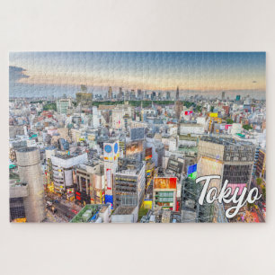 Sunset Over Tokio, Japan Puzzle