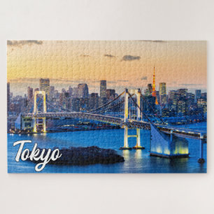 Sunset Over Tokio, Japan Puzzle