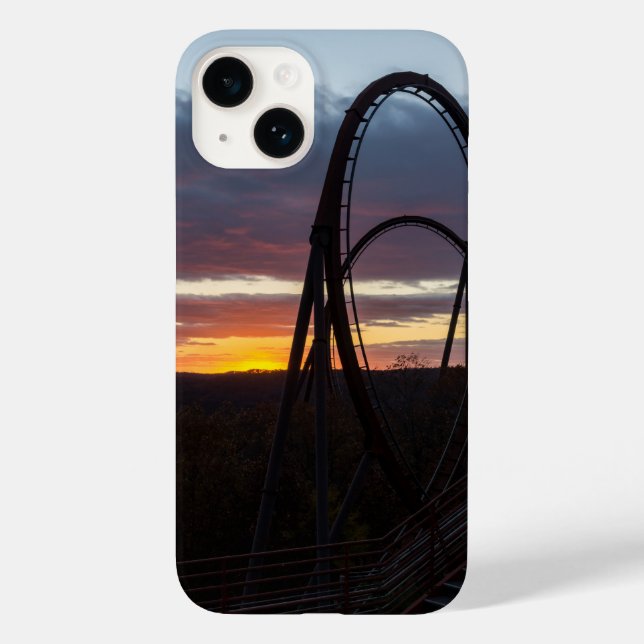 Sunset Over Wildfire iPhone Case (Rückseite)