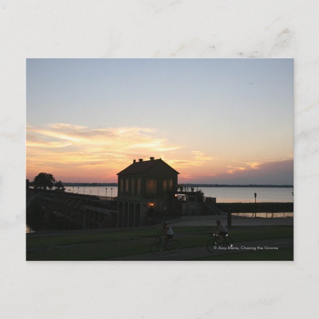 Sunset Overholer Postkarte (Vorderseite)