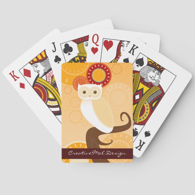Sunset Owl AB Spielkarten (Rückseite)