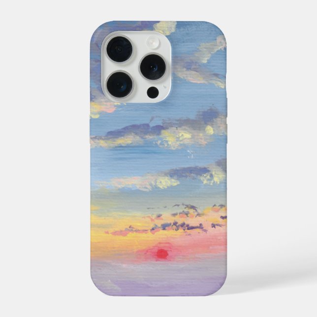 Sunset Painting Phone Case iPhone Hülle (Rückseite)