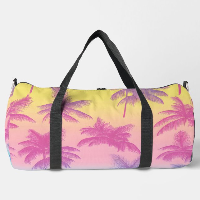 Sunset Palms Reise  Duffle Bag (Vorderseite)