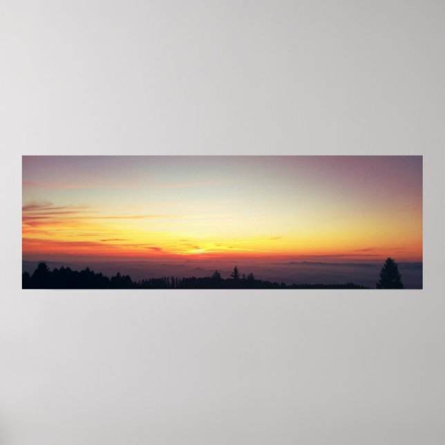 Sunset Panorama Poster (Vorne)