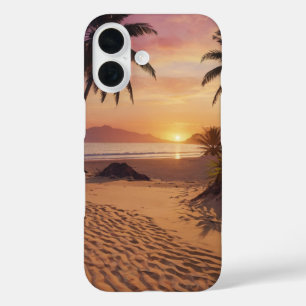 Sunset Paradise iPhone 16 Hülle