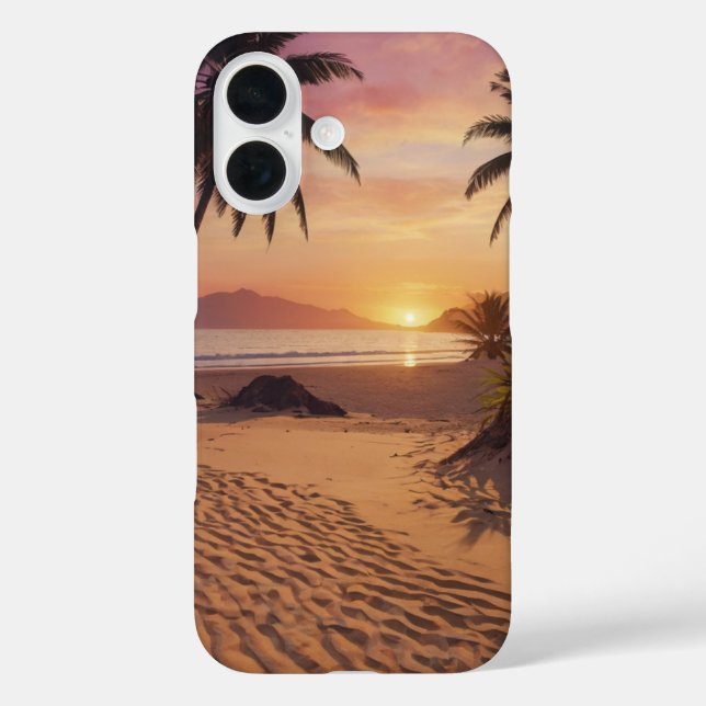 Sunset Paradise Case-Mate iPhone Hülle (Rückseite)