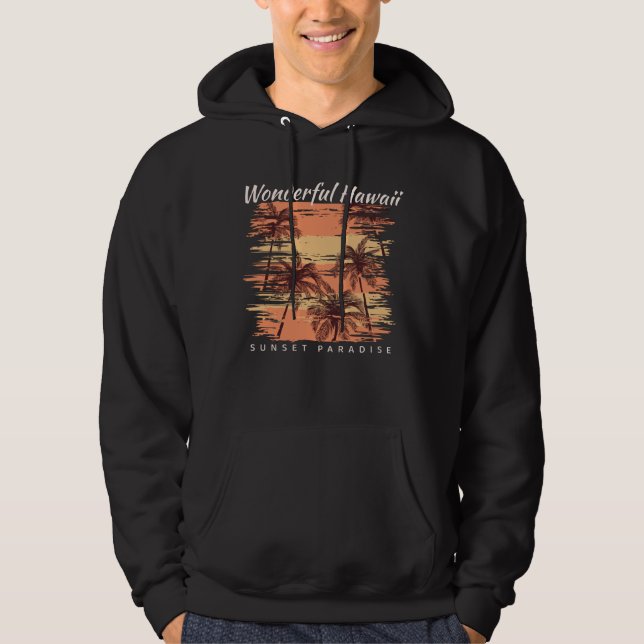 Sunset Paradise Hoodie (Vorderseite)