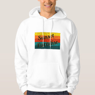 Sunset Paradise Schöner Sonnenuntergang Cool Hoodie