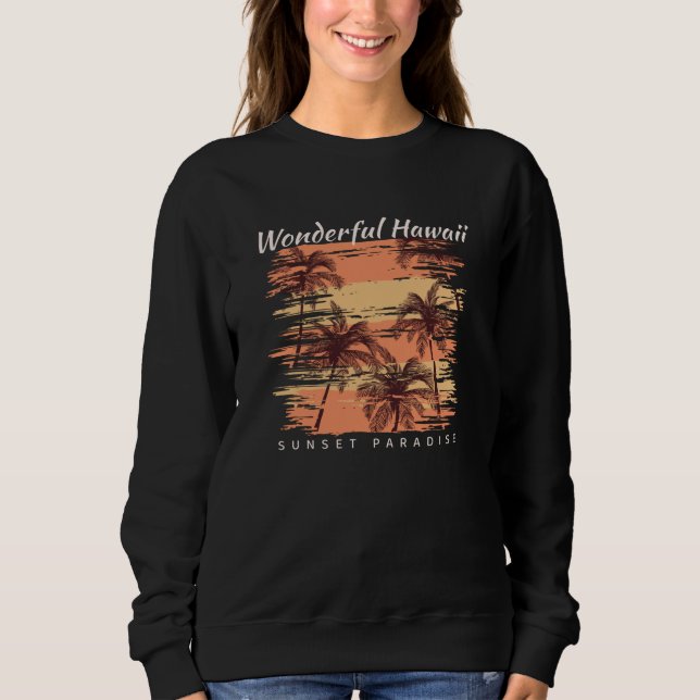Sunset Paradise Sweatshirt (Vorderseite)