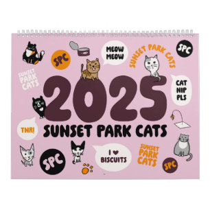 Sunset Park Cats - Kalender 2025