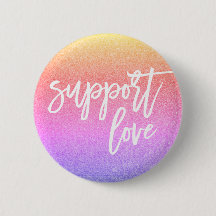 Sunset Pink Glitter Quote Love Gay Pride