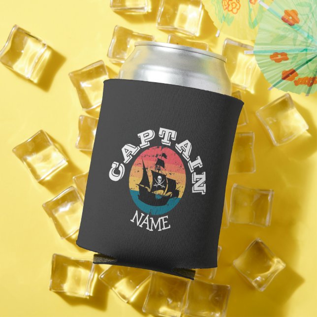 Sunset Piratenflagge Pirate Party Ship Dosenkühler (In Situ Sommer)