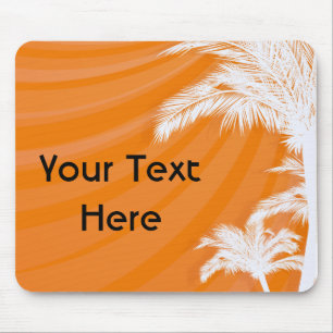 Sunset Plam Trees Mousepad