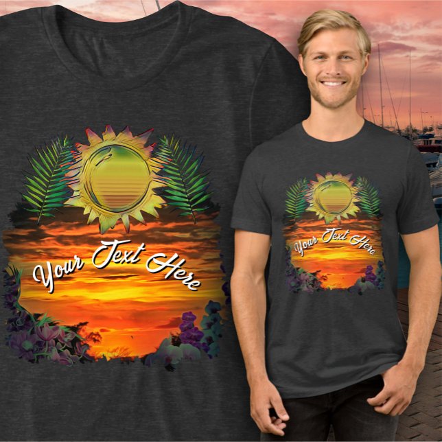 Sunset Plaza Marina 2584 Tri-Blend Shirt (Von Creator hochgeladen)