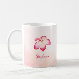 Sunset Plumeria Pink Tasse