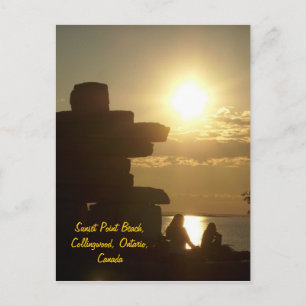 Sunset Point Beach, Collingwood, Onta... Postkarte