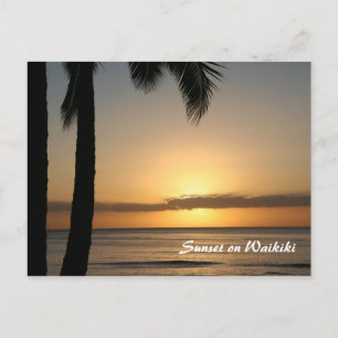 Sunset Postcard Postkarte