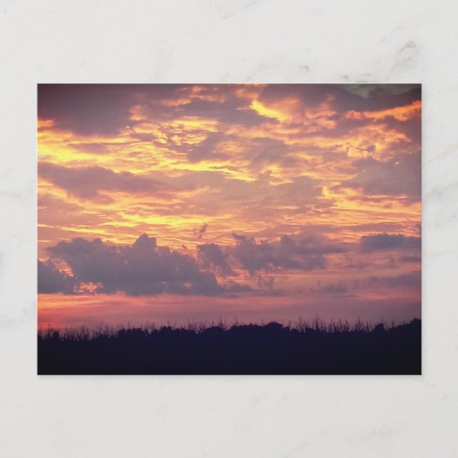 Sunset Postcard Postkarte (Vorderseite)