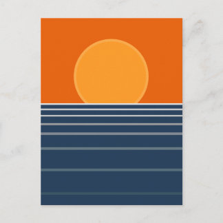 Sunset  postkarte