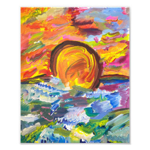 Sunset Print Fotodruck
