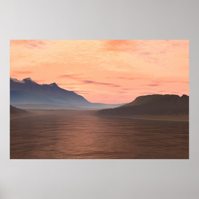 Sunset Print Poster (Vorne)