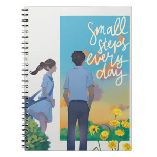 Sunset Promises - Notebook realistische Animation  Notizblock