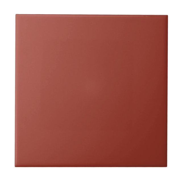 Sunset Red Terracotta 9F392B Color & Image Option Fliese (Vorderseite)
