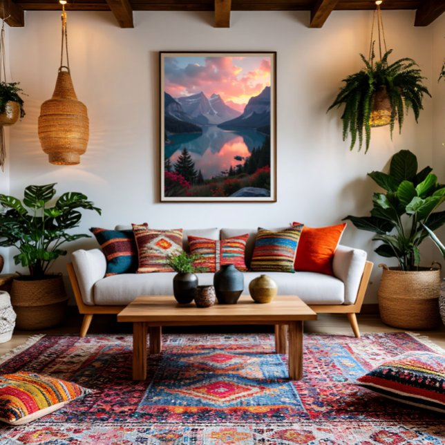 Sunset Reflection Leinwanddruck (Von Creator hochgeladen)