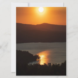 Sunset Reflection on Newfound Lake